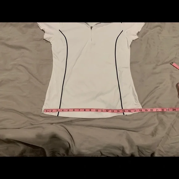 Slazenger Tech Golf Polo, Athletic Tee, Orange - Picture 13 of 13